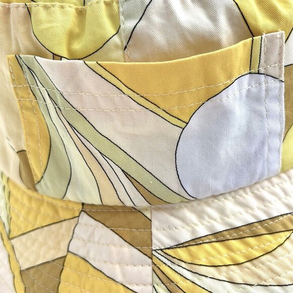 Authentic EMILIO PUCCI Printed Bucket Hat Yellow - Picture 6 of 8